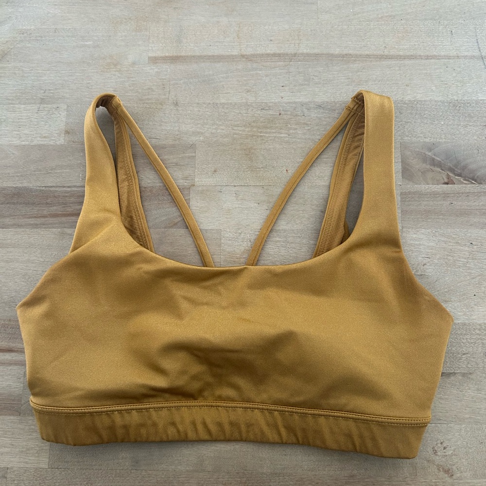 Athleta Golden Sports Bra